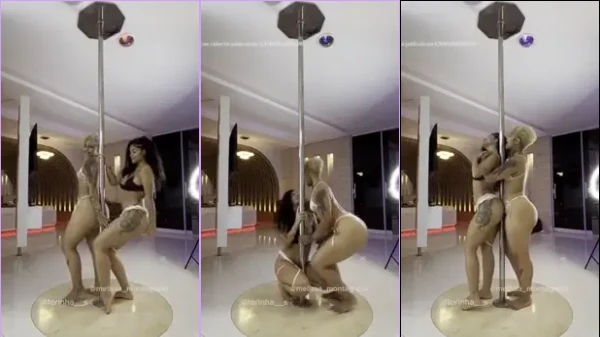 Vídeo picante da morena Melissa Montagnole despida no motel com a famosa do Privacy, a Torinha