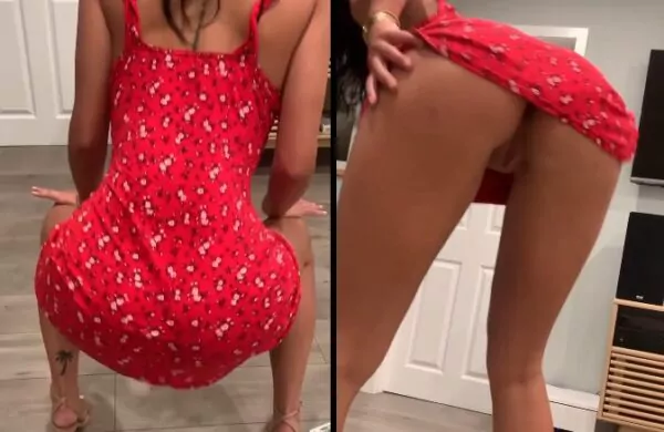 Amanda Trivizas do OnlyFans fazendo um strip na internet