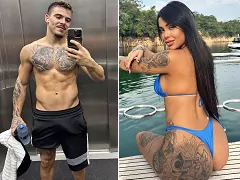 DJ Nathi pegou o Thomaz Costa escondido debaixo das cobertas com gente por perto