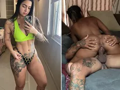 Paula Nianna, bunduda gostosa, sentando com vontade no pau