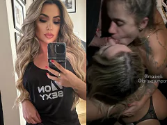 Mari Reis e sua amiga Larissa Sumpani em ação pornô